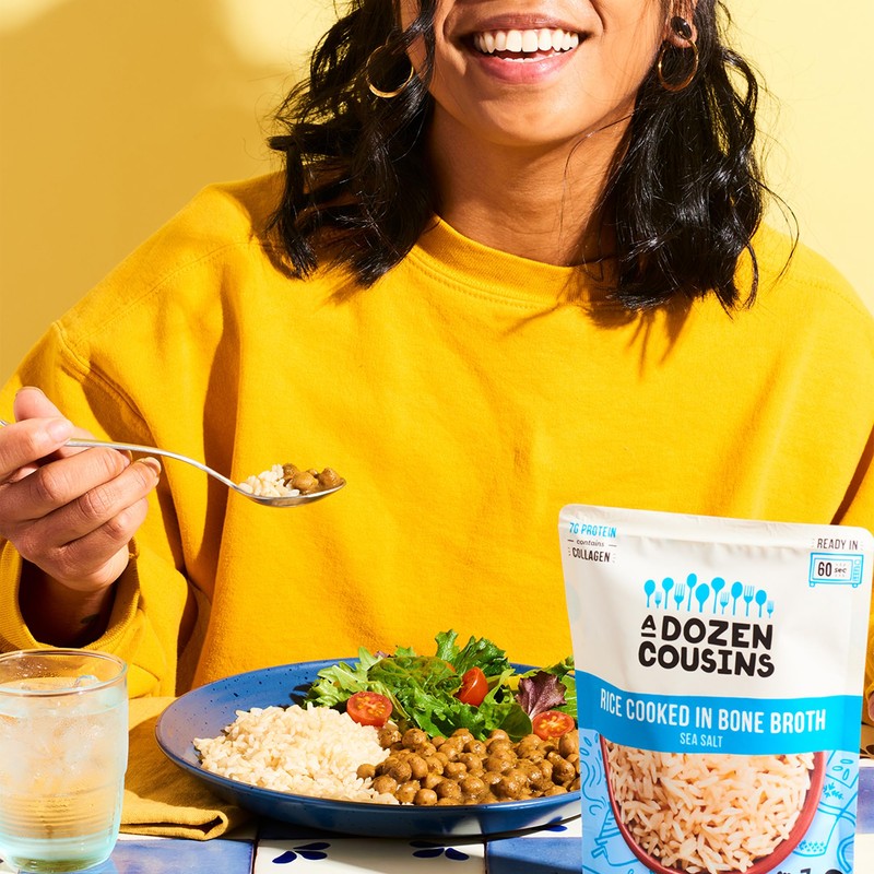 A Dozen Cousins Sea Salt Instant Minute Rice (6 Pack),