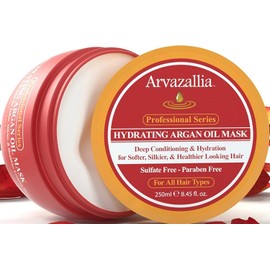 Hydrating Argan Oil Hair Mask and Deep Conditioner for Dry or Damaged Hair - 8.4