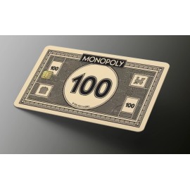 Monopoly 100 Credit Card Skin, Debit Card Covering - Regular