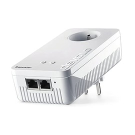 devolo Wi-Fi Repeater+ ac: Wi-Fi-Repeater mit Steckdose, schnelleres Internet Dank Dual Wi-Fi-Technologie, kompatibel mit Allen Routern (1200Mbit/s, 2X LAN-Ports, AP-Modus, Access Point)