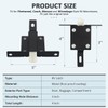 UnibLn 2-Pack E525 RV Designer Baggage Door Latch - Replacement