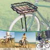 MAKELEN Heavy Duty Front Bicycle Basket Steel with Anti-Drop Net