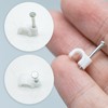 6mm Round Cable Clips 100pcs Assortment Cable Holder Management Wire