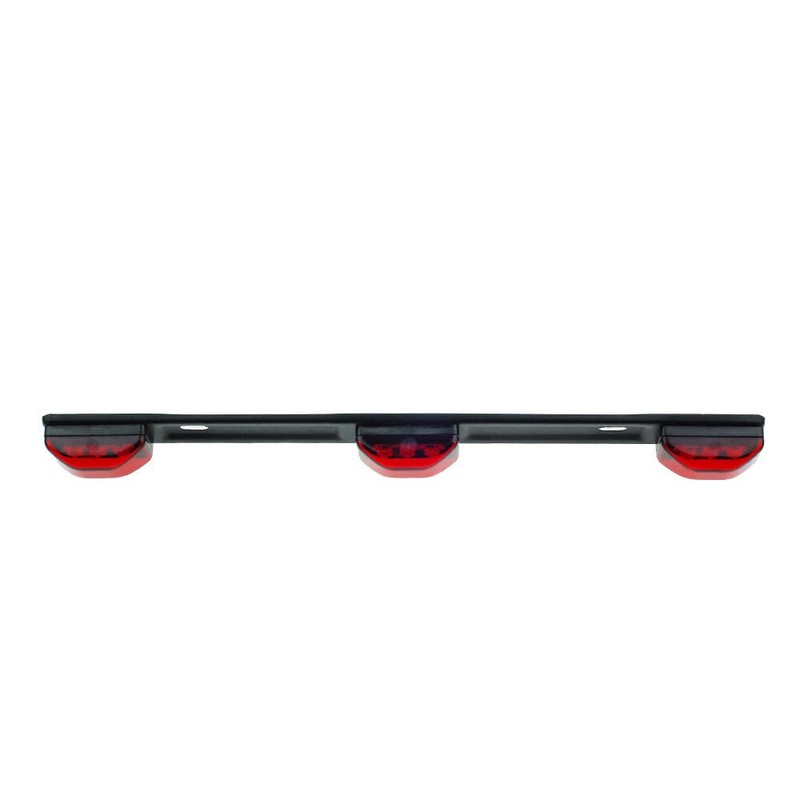 Generic 14'' Red 3Lamp ID LED Light Bar Tailgate Mount