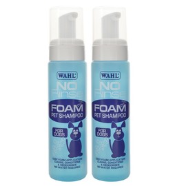 Wahl Smartgroom Shampoo No Rinse for Pets, 240 ml x2