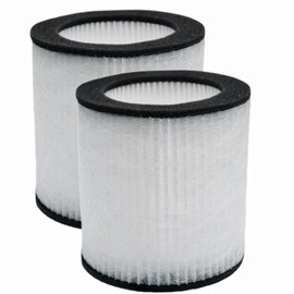 HOSECES Replacement Air Filter Fits for HIMOX H07 Air Purifier, High Efficiency H13 HEPA Activated Carbon 2 Pack (H07 Filter)