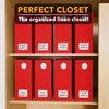 SpaceAid 8 Pack Bed Sheet Organizers and Storage, Foldable Sheet