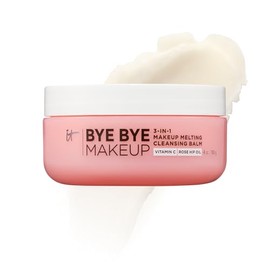 It Cosmetics Bye Bye Makeup Cleanser Balm - Limpiador Facial 3 en 1, Desmaquillante, Limpiador Iluminador y Mascarilla con Vitamina C y Ceramidas, 100
