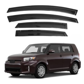 IG Window Visor for Scion xB 2008-2015, Rain Guard Tape-On Extra Durable Sun Wind Side Vent Window Deflector, 2008 2009 2010 2011 2012 2013 2014 2015