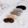Lala 천연 밍크털 똑딱핀(LALA-H676) Natural Mink Fur Hair Clip (LALA-H676)