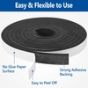 Self Adhesive Foam Tape Weatherstrip 1In x 1/4In x 33Ft