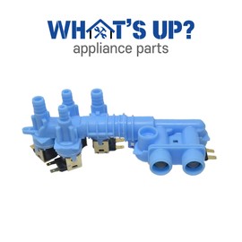 What's Up? W10853723 Washer Water Inlet Valve Assembly Replacement Part for Whirlpool Washers Replaces W10326913 W10326915 W10342320 W10853723VP