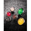 Juego de 20 pares de arete redondos de acero inoxidable,