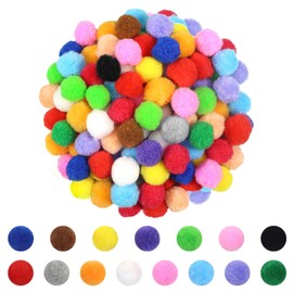 TOAOB 510pcs Large Pom Poms 1 Inch Multicolour Craft Pom Poms Fuzzy Pompoms Balls for DIY Arts and Crafts Projects Home Decorations