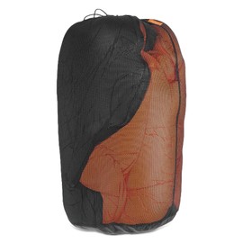 OMVMO 2Pcs 100L Mesh Sleeping Bag Storage Sack Stuff Sack Mesh Laundry Bag Drawstring Bag，Tear-Resistant Polyester Mesh,300D Oxford Bottom,Anti-Dirt and Water-Resistant.