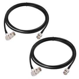 Superbat 3G 6G SDI Cable 6ft Right Angle BNC Male to Male 75 Ohm Video Cable Thin Short Belden 1855A Cable for HD Converter Camera CCTV Monitor Video Switcher SDI Splitter etc 2-Pack