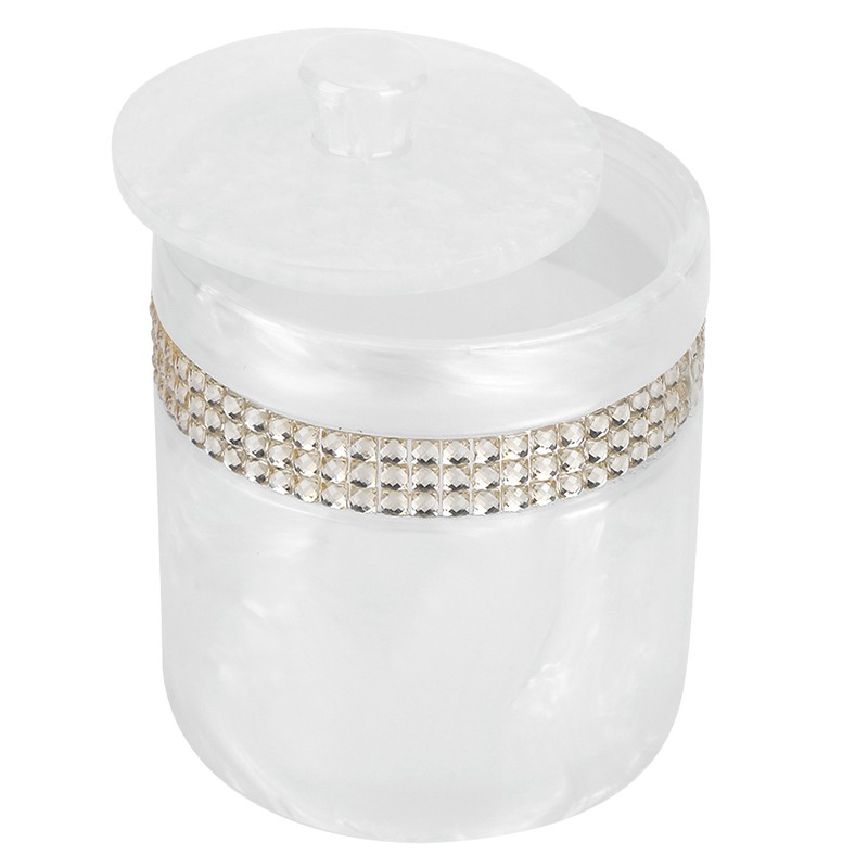 Innovative Resin Cotton Swab Toothpick Box Holder Jewelry Storage Container