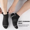 COOPLUS 12 Pack Men's Athletic Ankle Socks Cushioned Running Breathable