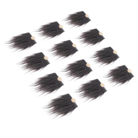 DOITOOL 12 Sets Shaggy Faux Fur Gnome Beard Decoration for DIY Crafts for Gnome Making Accessories Lightweight and Safe Material for Holiday Decorations and Festive Parties