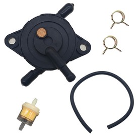 Fuel Pump with Filter and Oil Hose Replacement for John Deere Lawn & Garden Tractors Models X350 X370 X380 X390 X570 Z445 Z465 Z530M Z530R, Lawn Garden Tractors Parts Replace UC37181 UC16533 MIU12470