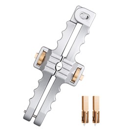 Xunsomten -1pcs Armored Fiber Optic Cable Stripper Armored Cable Longitudinal Stripper wire Stripper Tool Coaxial Mid Span Cable Stripper, Adjustable Cutting Depth 10-25mm Diameter