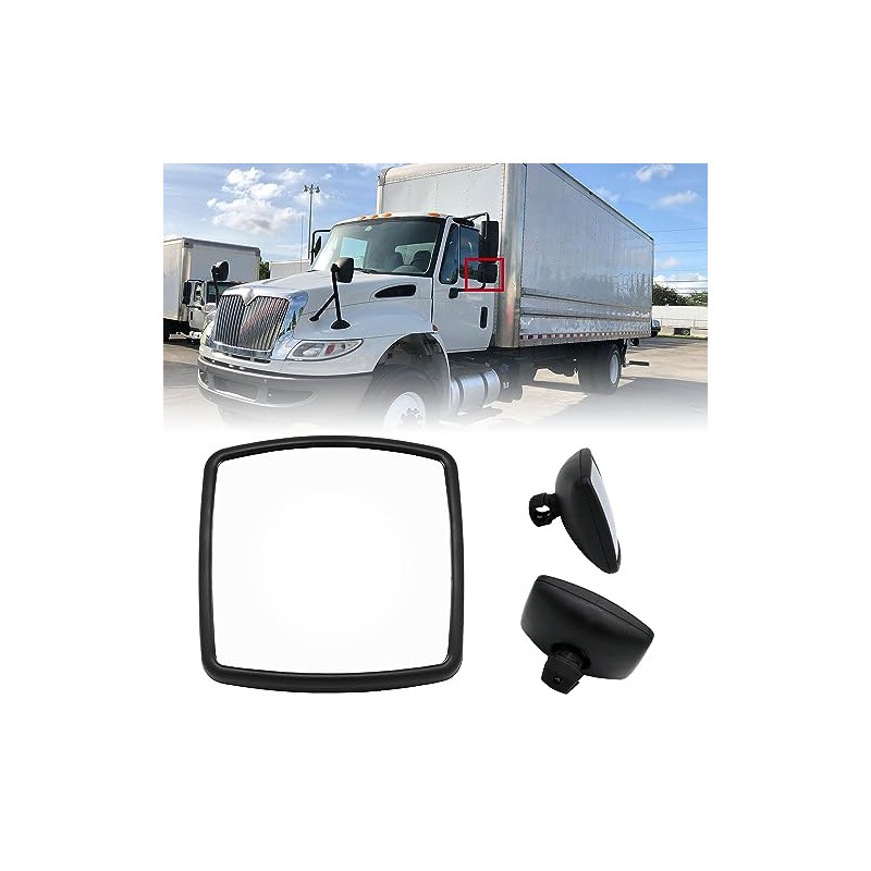 LEAVAN Rear View Mirror Fit for International 4300, Lower Side