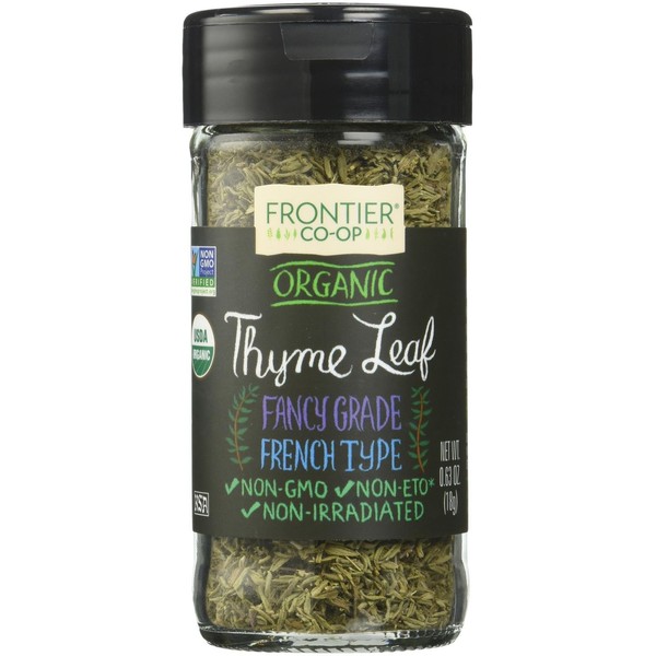 Frontier Organic Thyme Leaf Spice - Flakes - 0.8 Ounces