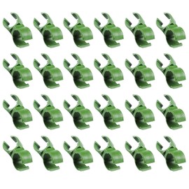 8mm Plant Trellis Connector Clip, Adjustable Green Climbing Rattan Stent Accessories Rotatable Universal Plant Connector Stake Clip Buckle for Garden Orchard Tomato Cage 20PCS (8MM)