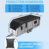 HFKJway Rv Covers - 210D Oxford Cloth Camper Cover -
