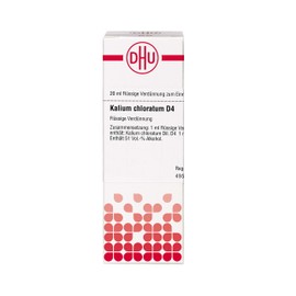 DHU Potassium Chloratum D4 Dilution, 20 ml Solution