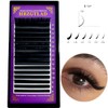 HBZGTLAD 16 Rows Cashmere Eyelash Extensions Faux Mink 8-15mm Mix