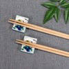 Chopsticks Rest Stylish Kutani Ware Pair Chopsticks Rest Set Fengjin