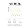 Beautiful nail Press-on Nailsuñas Postizas