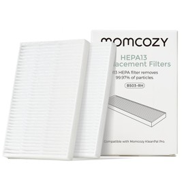 Momcozy KleanPal Pro Air Filter Replacement – 99.97% Effective Filtration for Baby Bottle Washer – Safe & Easy Install – Premium Quality Filter for Cleaner Baby Bottles, 2-Pack