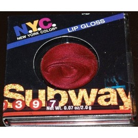N.Y.C. scene stealers LIP GLOSS, 544A04 Subway, 0.07 Oz