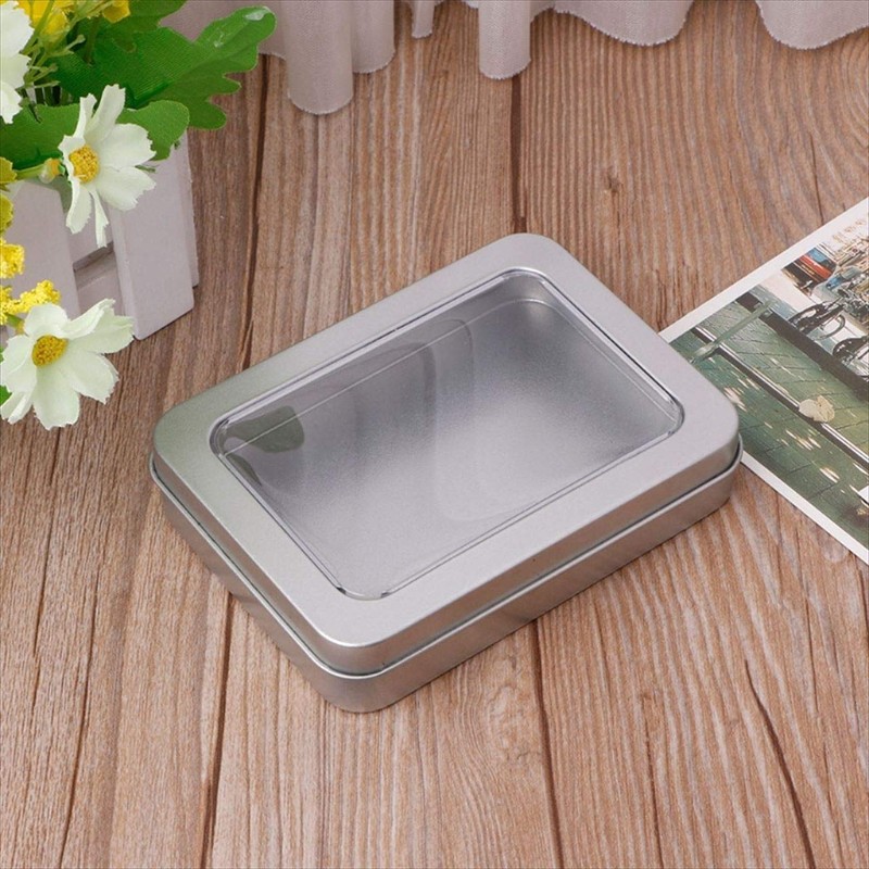 Copeflap Tin Can Case Tin Can Trinket Box Set of