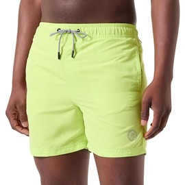 JACK & JONES Men's Jpstfiji Jjswim Solid Ly Sn Shorts, Wild lime/detail: solid