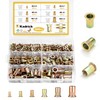 Kadrick Rivet Nut Kit, 250pcs Metric Rivet Nut Assortment Kit