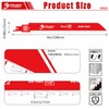 PAYA TOOLS 9-Inch Masonry Reciprocating Saw Blade, 2TPI Carbide Blades