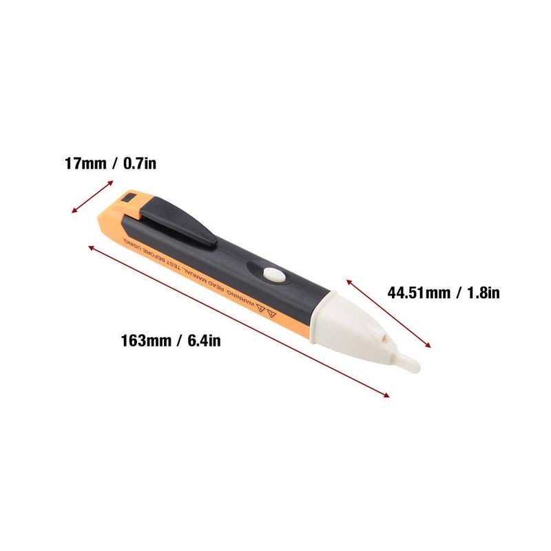 Detector De Tension Sin Contacto, 90V-1000V Probador de voltaje eléctrico