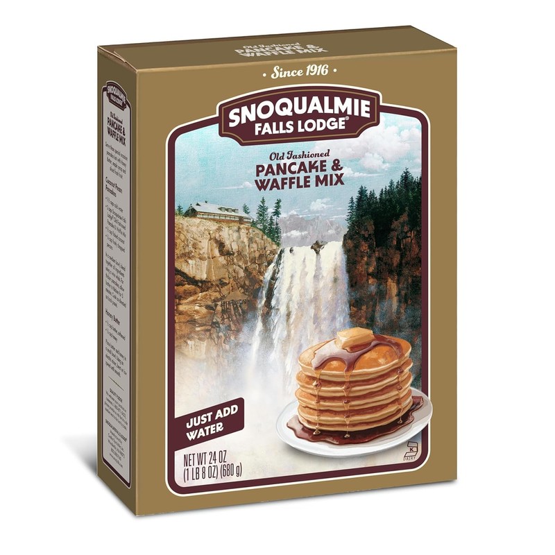 Snoqualmie Falls Lodge Old Fashioned Pancake & Waffle Mix, 24