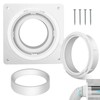 Dryer Vent Wall Plate,Dryer Vent Connector Kit,Twist Lock Dryer Duct