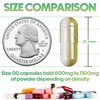 XPRS Nutra Size 00 Empty Capsules - 1000 Count Empty