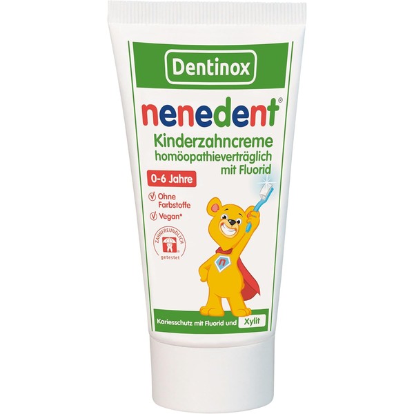 nenedent® Children's Toothpaste Homeopathy Compatible with Fluoride - Gentle Care