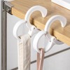 ZAAWUUT 8 Pieces Adjustable S Shaped Clip Hooks, Crossbar Hooks,
