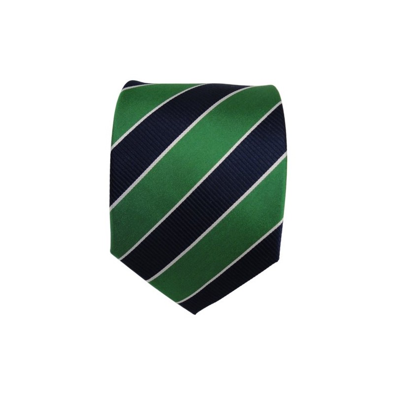 TigerTie Designer Silk Tie in Striped - Tie Width 8