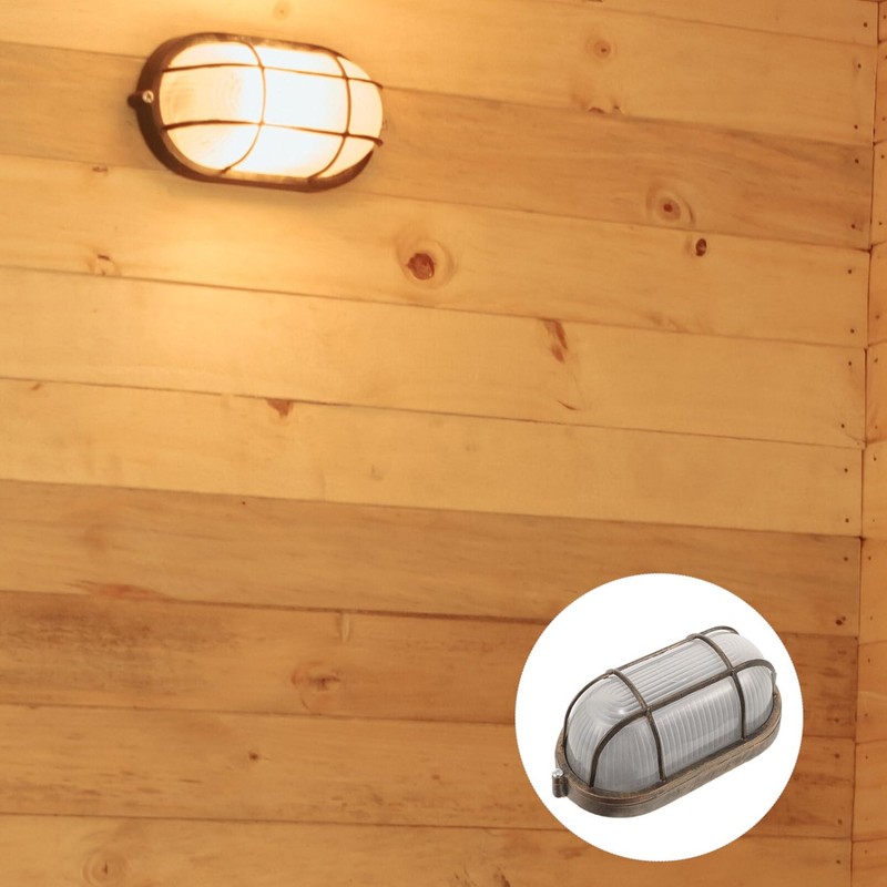 Milisten Sauna Room Explosion Lamp Anti-High Temperature Round Lamp Waterproof