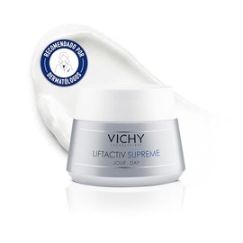 VICHY Hyaluronic Anti-Wrinkle & Firmness Cream, Reduces Visible Signs of Ageing: Adenosine and Rhamnose Activate the Skin's Own Collagen Production, Liftactiv, 50 ml