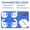 DamonLight 4 Pairs Ear Hooks for AirPods 4th Generation [Added