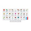 Trend Photo Alphabet Cards Zaner-Bloser Manuscript Bulletin Board Set, ABC